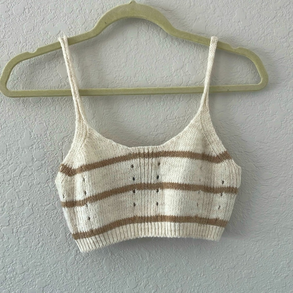 ASOS Design Knit Crop Top Bralette Sz: 4